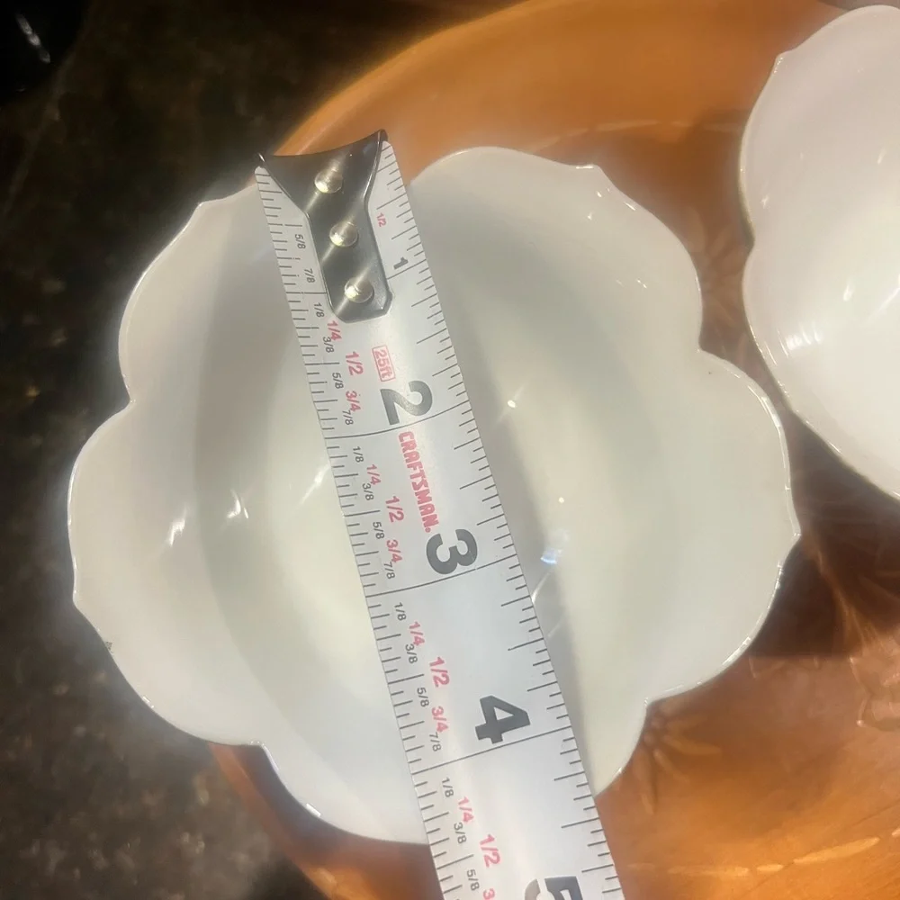 VTG Japanese Lotus Rice Bowls (x2)
